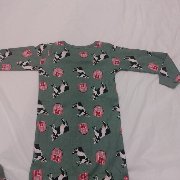 LEVERET 100% ORGANIC KID'S FOOTED PAJAMA💥💥❤️💥💥 - Picture 4 of 7